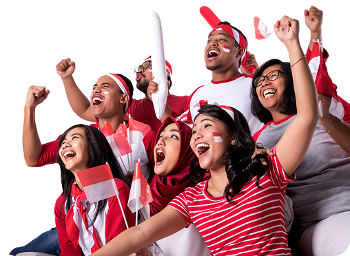 Hinchas celebrando